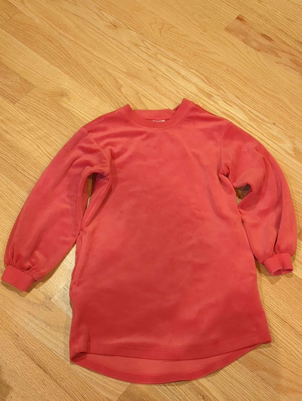 Hanna Andersson Red Long Sleeve Shirt Dress